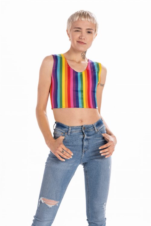 Binder Pride w tęczowe paski – bindery Pride Parade